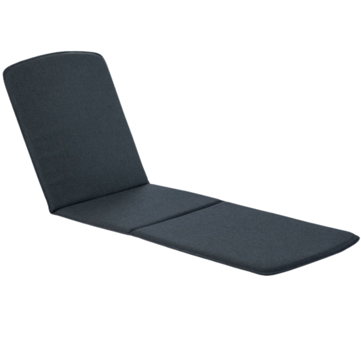 Dark gray chaise lounge cushion.
