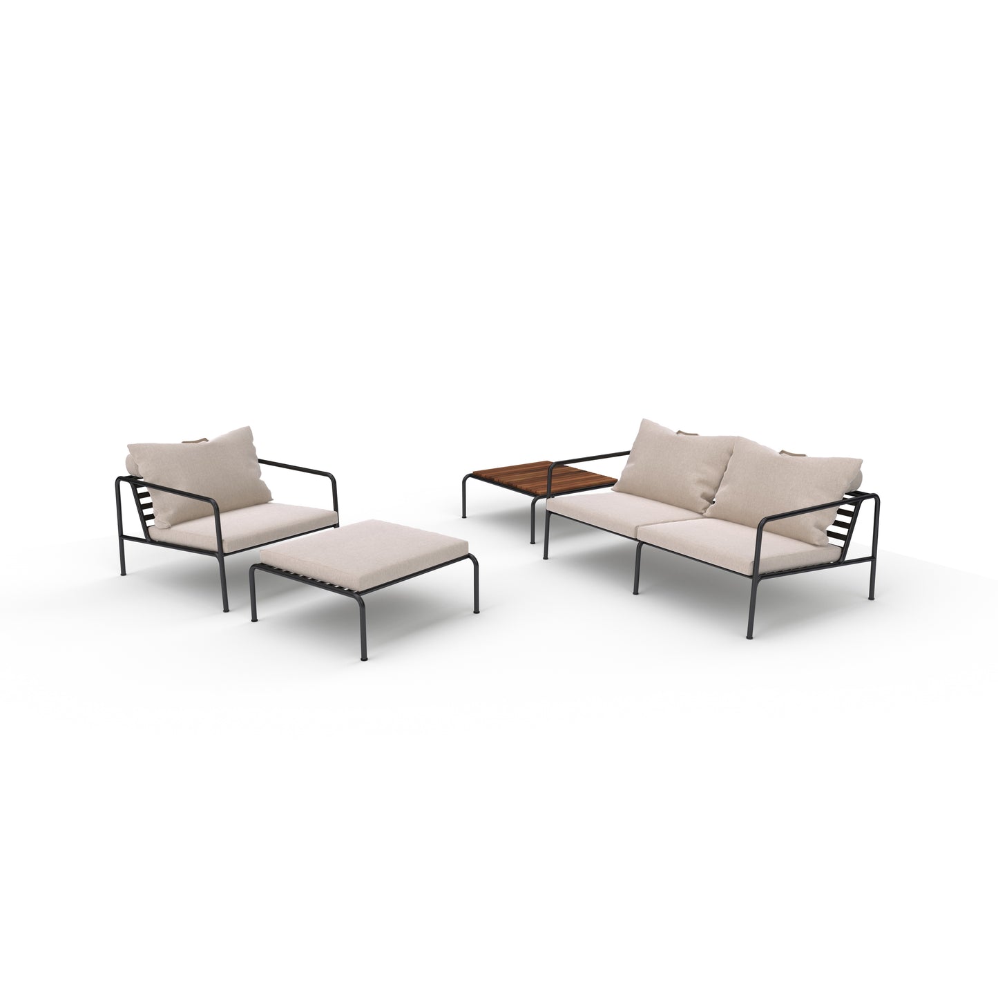 Avon Setting 4-piece patio furniture set