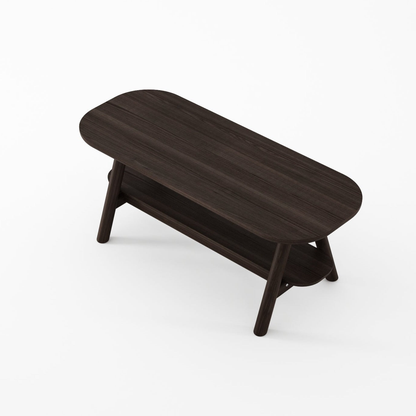 Dark wood AB coffee table 100x40x40cm