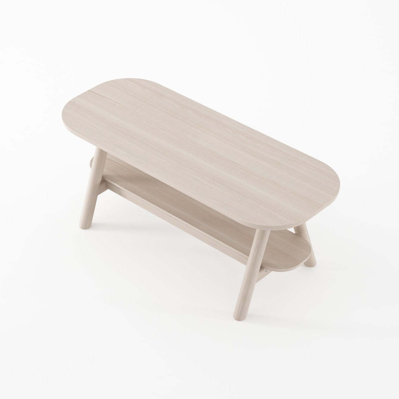 Ash wood coffee table 100x40x40cm, CR02