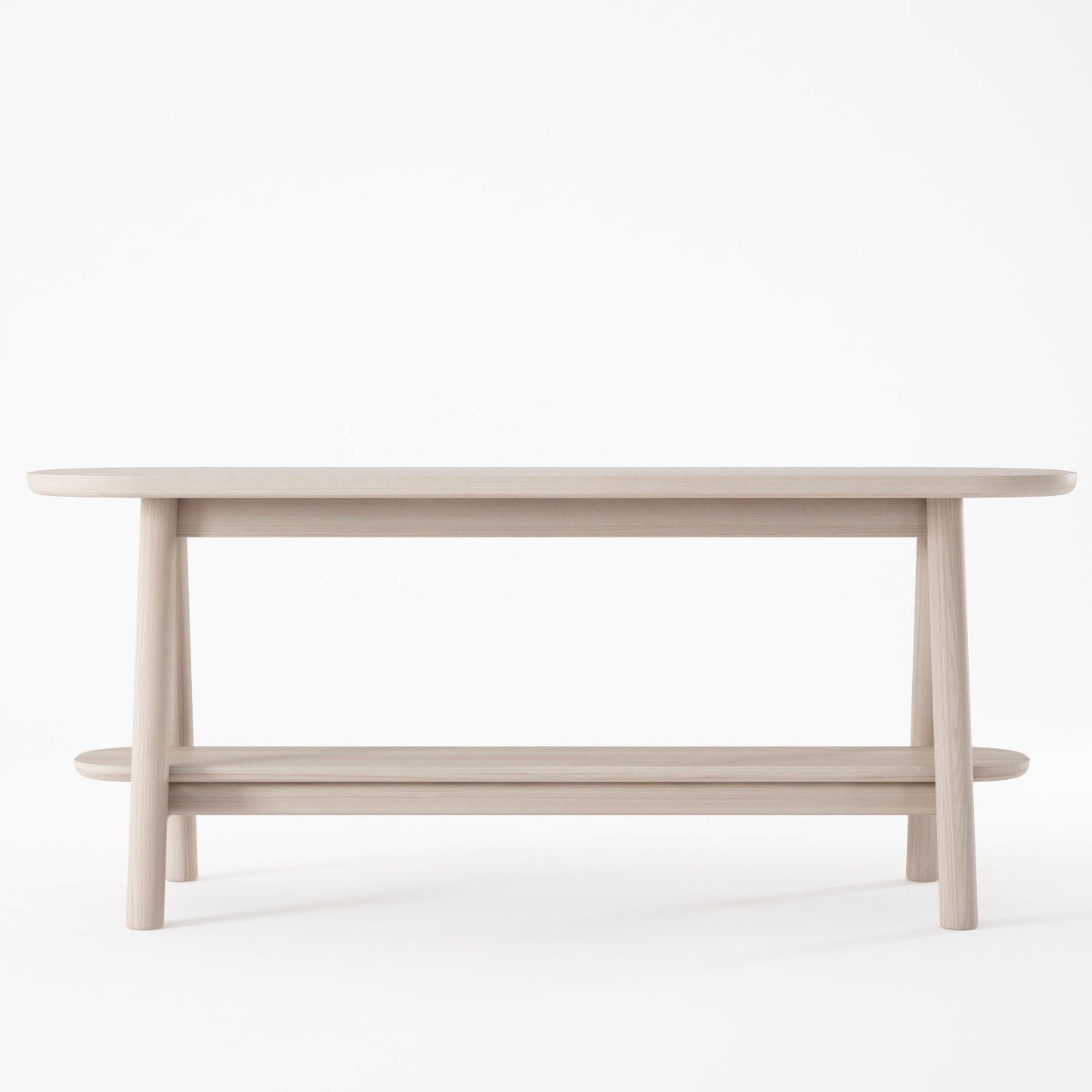 CR04-AW media rack, 120x38x50, light wood console table