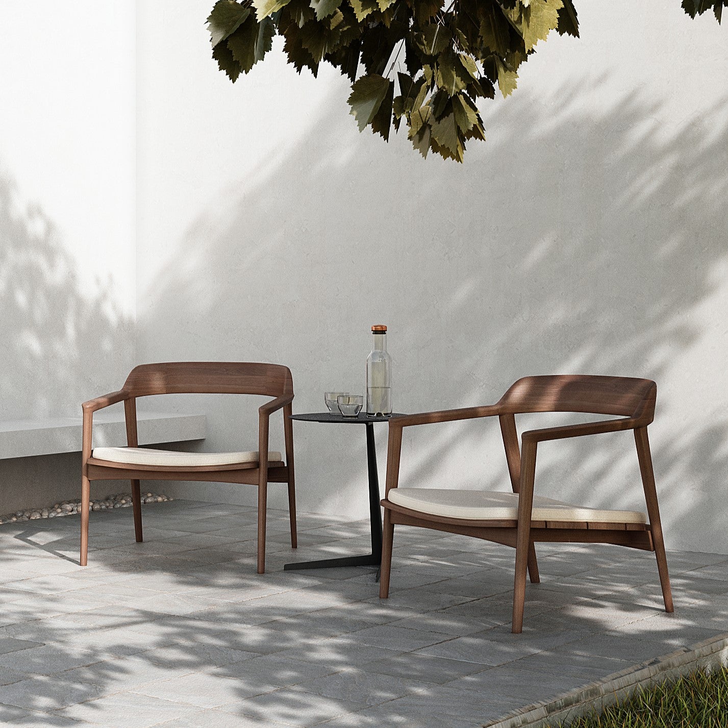 Grasshopper Outdoor Chairs on patio