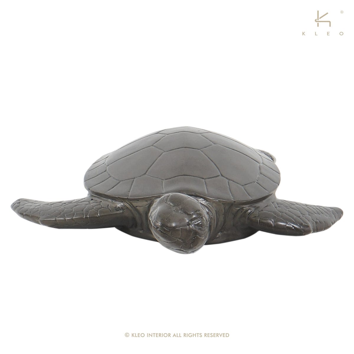 Ceramic turtle statue