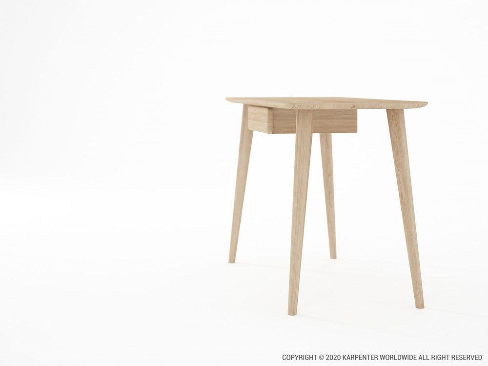 Wooden side table with drawer