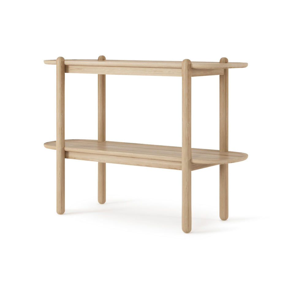KEA05O Wooden side table with two shelves