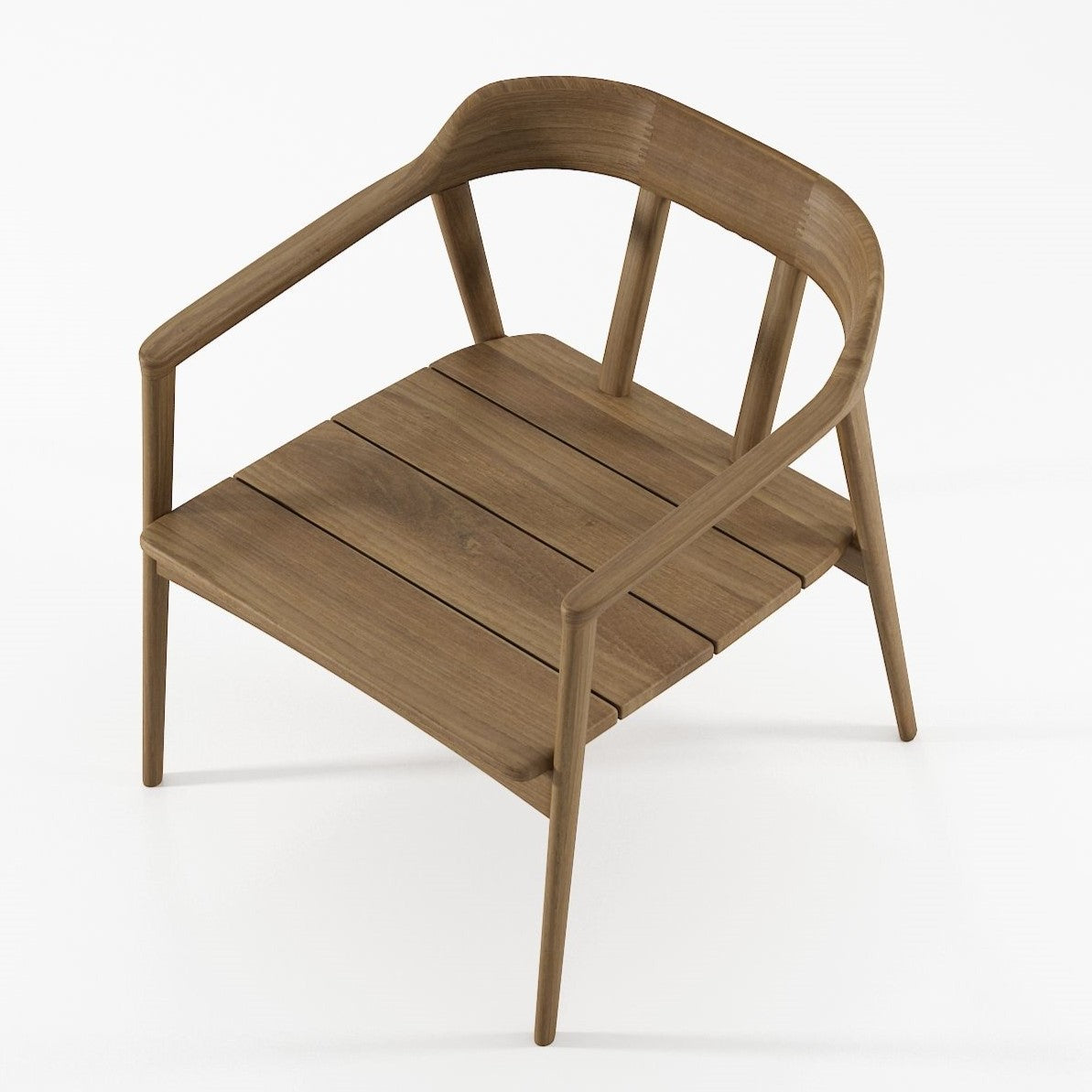 KGO09T_2 wooden chair with arms