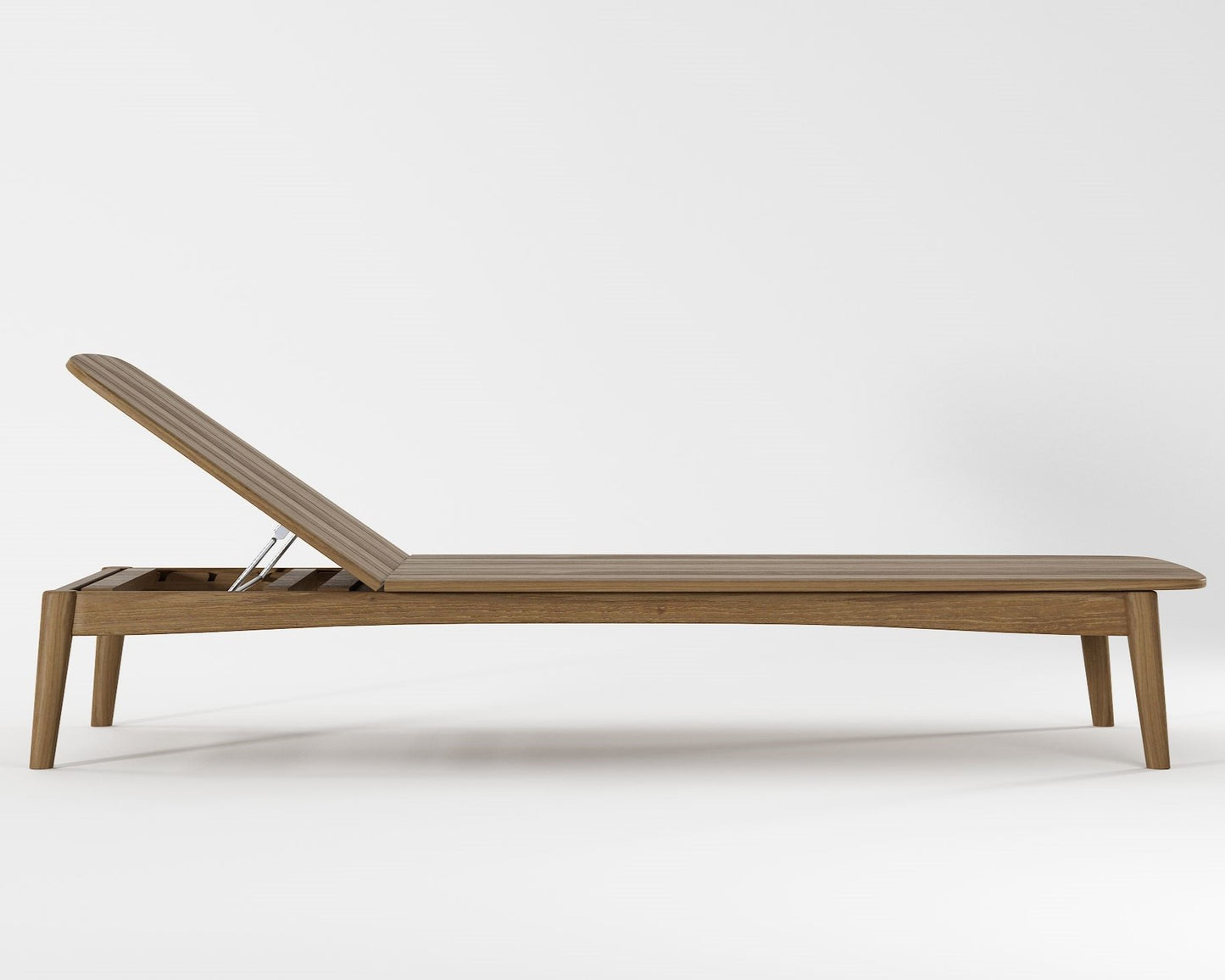 KGO11T_3 Wooden Chaise Lounge