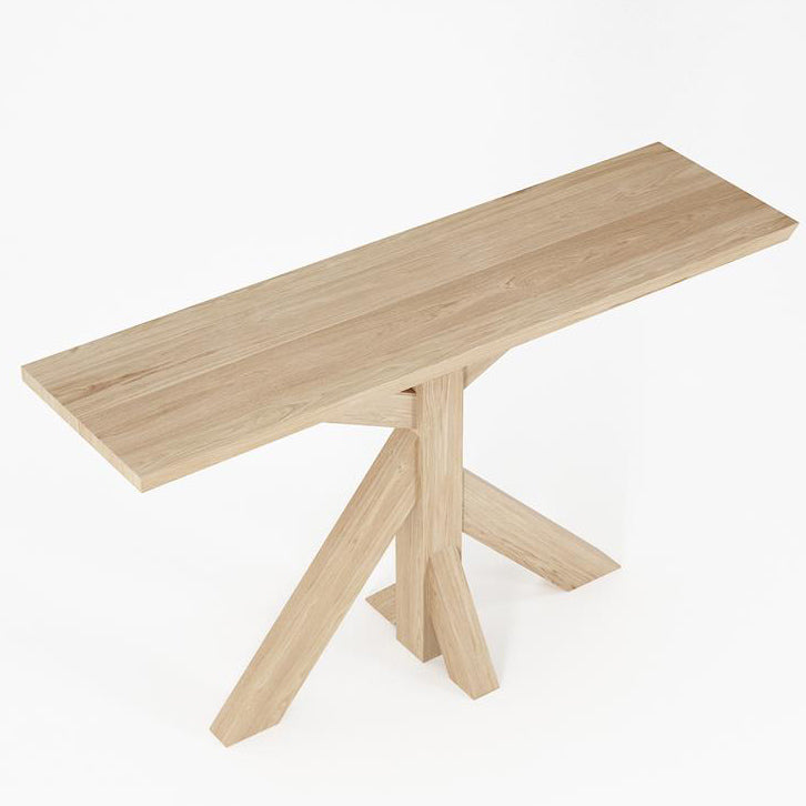 KKI01O-3 Light Wood Console Table