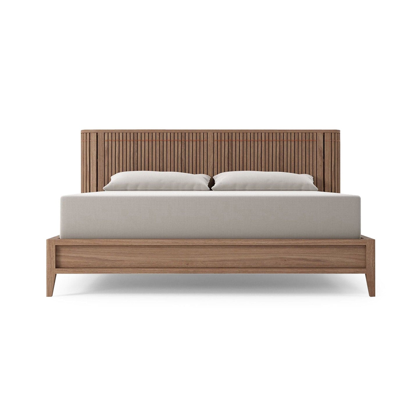 Koppar Queen Bed - FSC Recycled Teak-Indoor Furniture-Karpenter-Teak Brown-FSC-Certified Recycled Teak-SLH AU