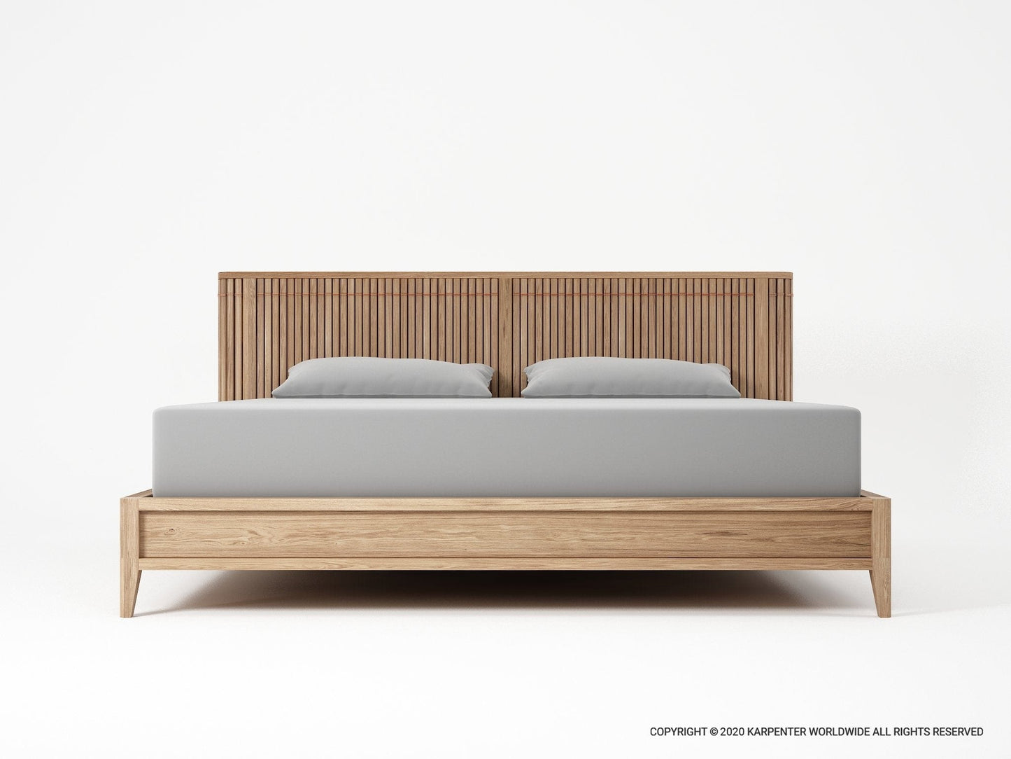 Koppar Queen bed without Storage - European Oak-Indoor Furniture-Karpenter-Default-SLH AU
