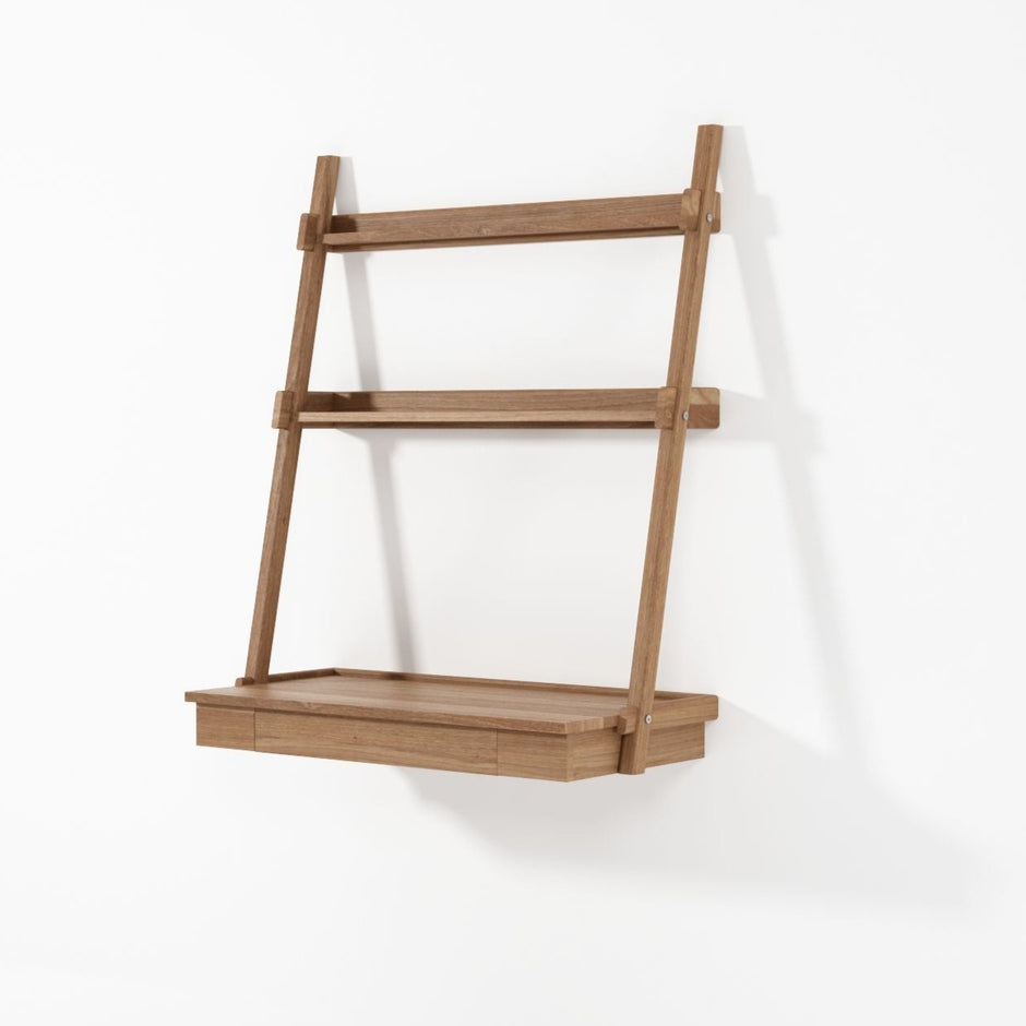 KSC007T_2 Wall-Mounted Ladder Shelf