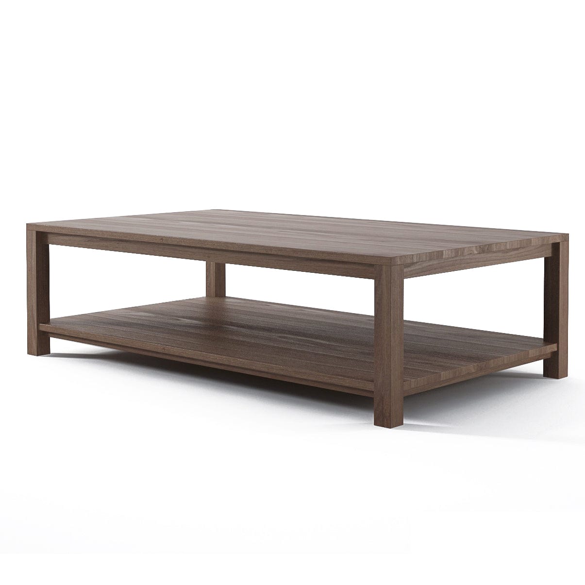 Solid Coffee Table | FSC Teak Designer Furniture | SLH-Indoor Furniture-Karpenter-Teak Brown-FSC-Certified Recycled Teak-SLH AU