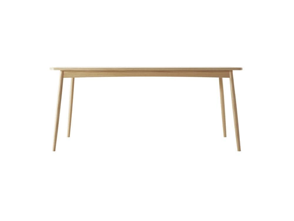 KT004O_2 Wooden table with thin legs