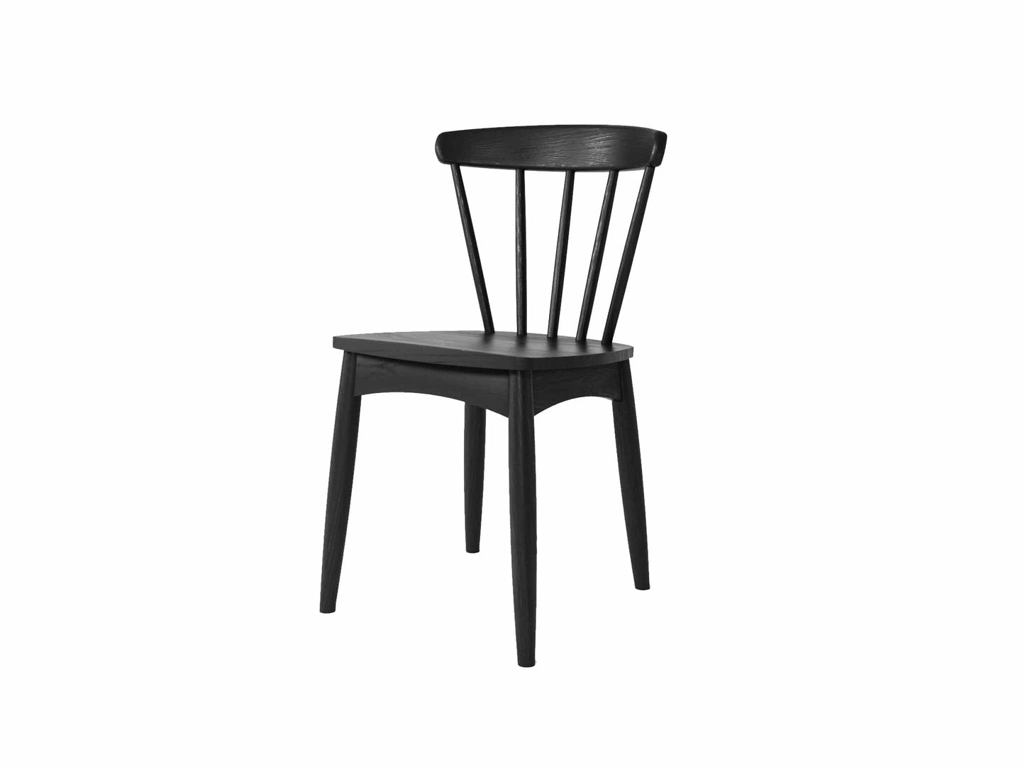 KT015SB-2 Black Wooden Chair