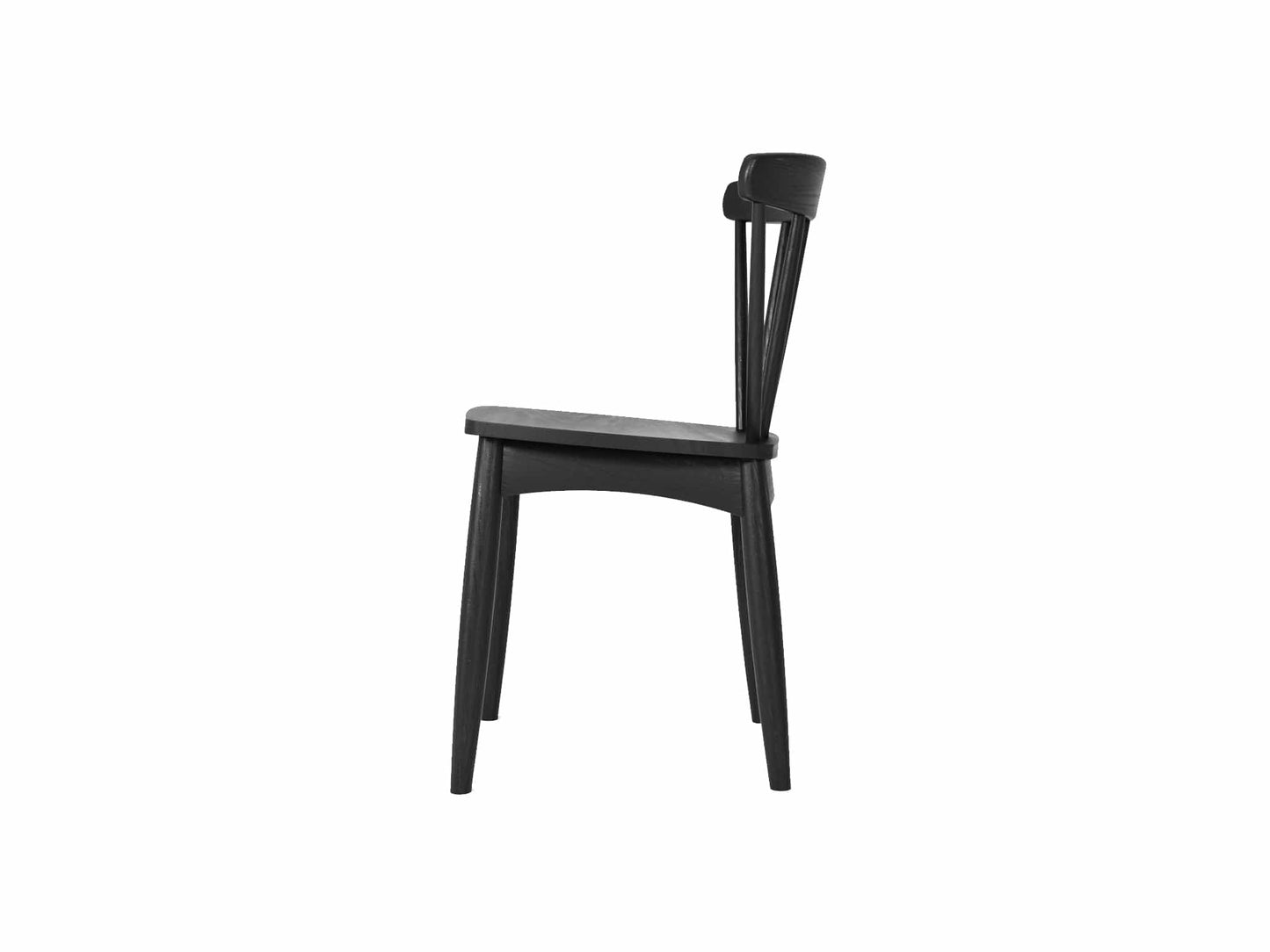 KT015SB-3 Black wooden chair