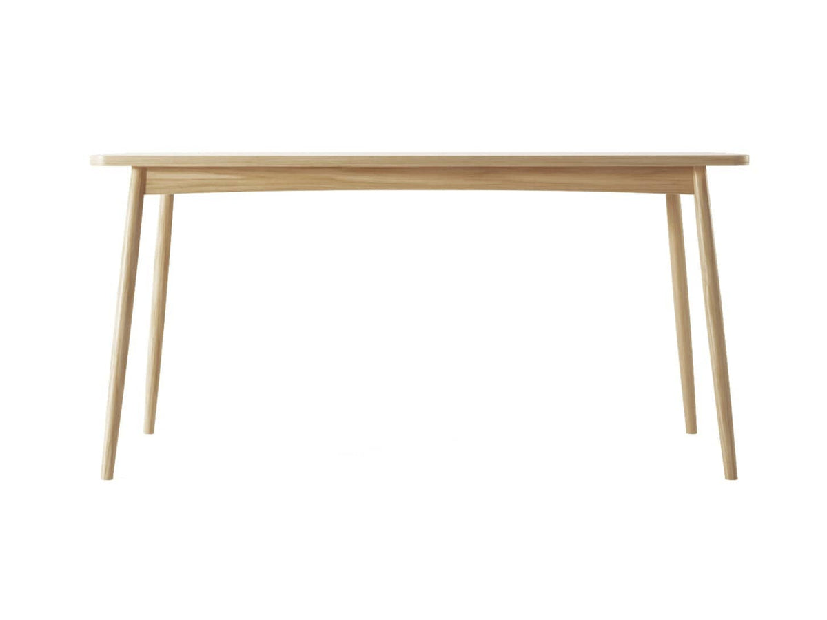 KT03O-2 wooden table with angled legs