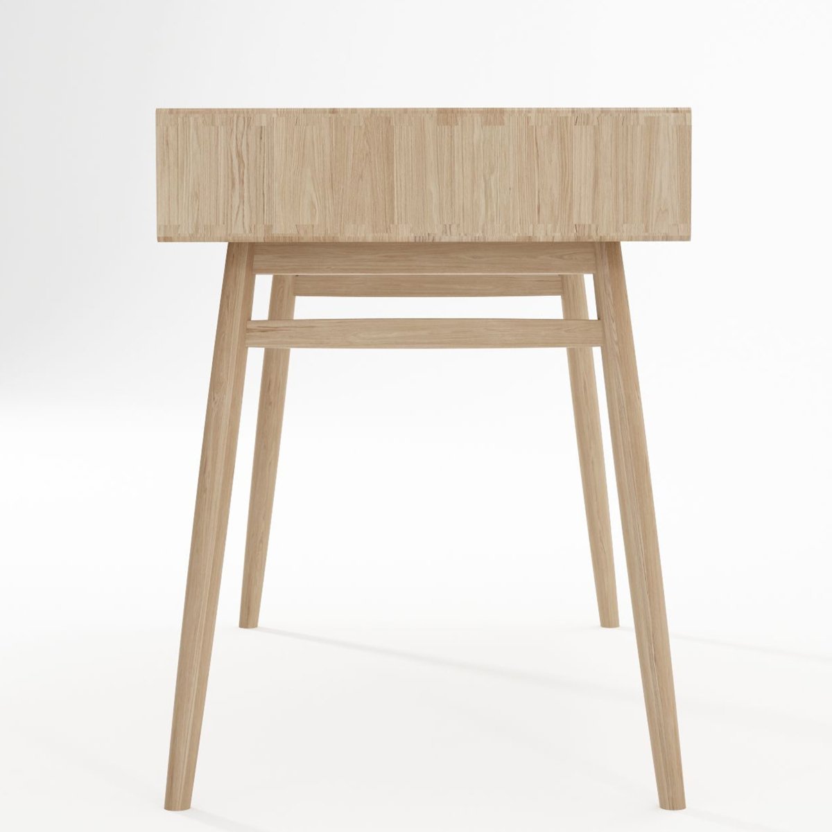 KT048O-5 wooden desk, front view