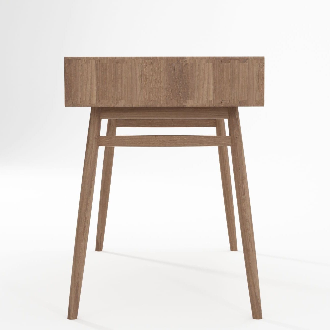 KT048T-5 wooden desk, side view