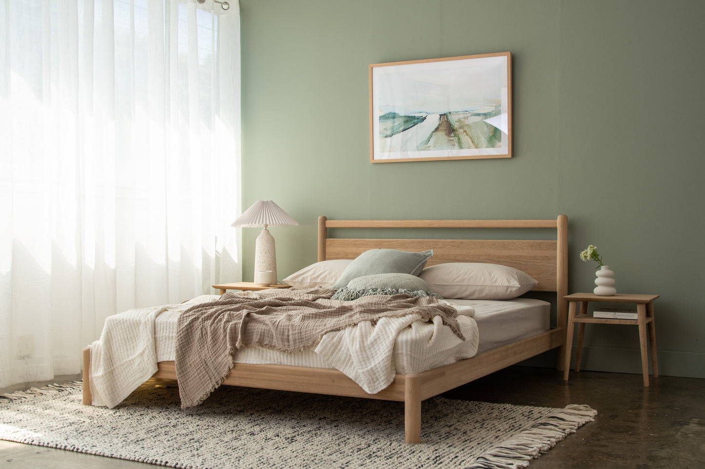 Wooden bed frame with bedding, KTA010OKV0037O_10