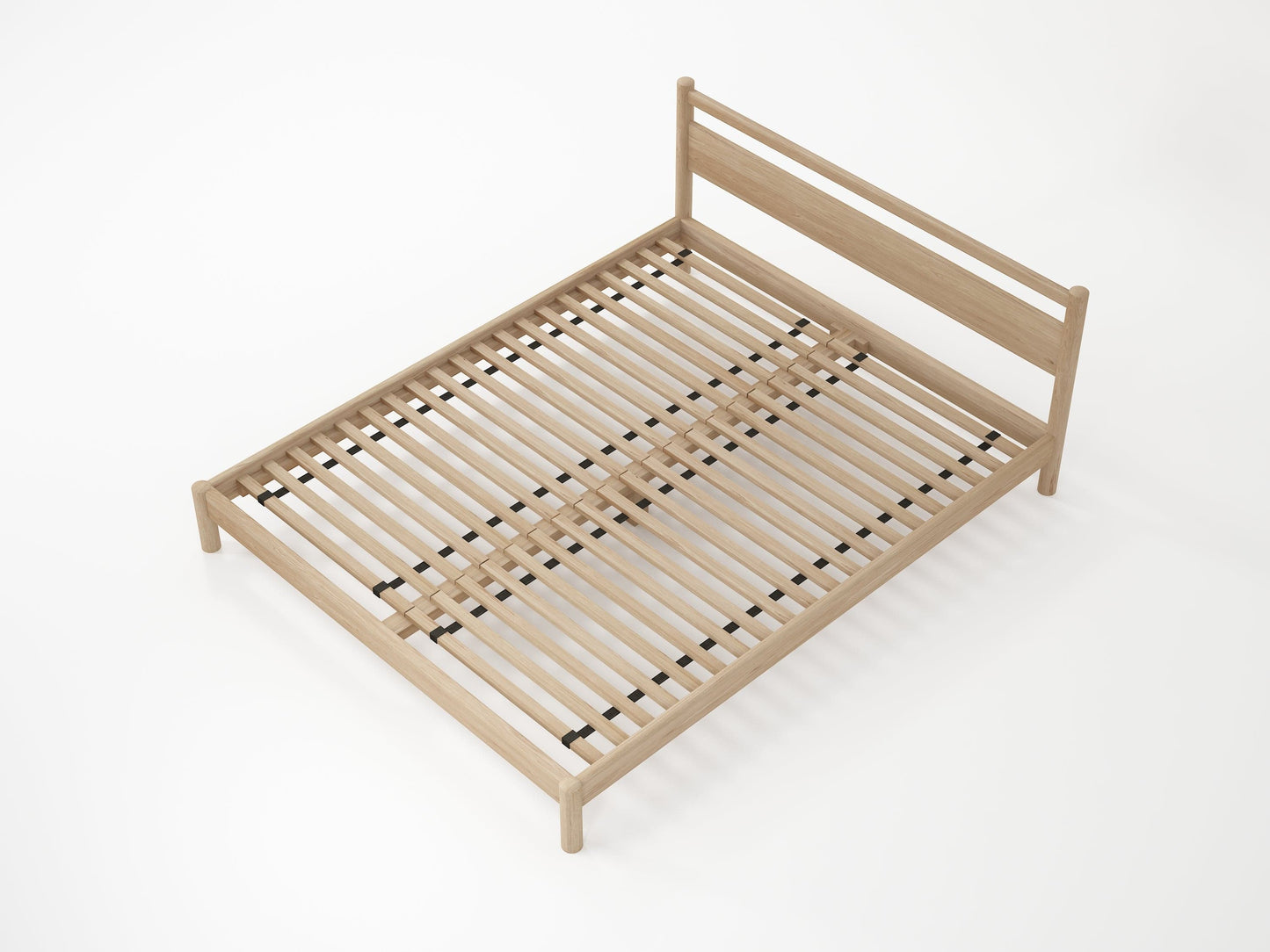 Wooden bed frame