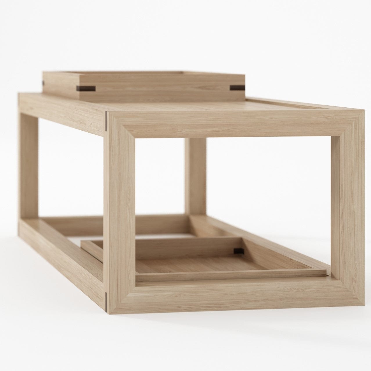 KUD03O_6 modern wooden coffee table