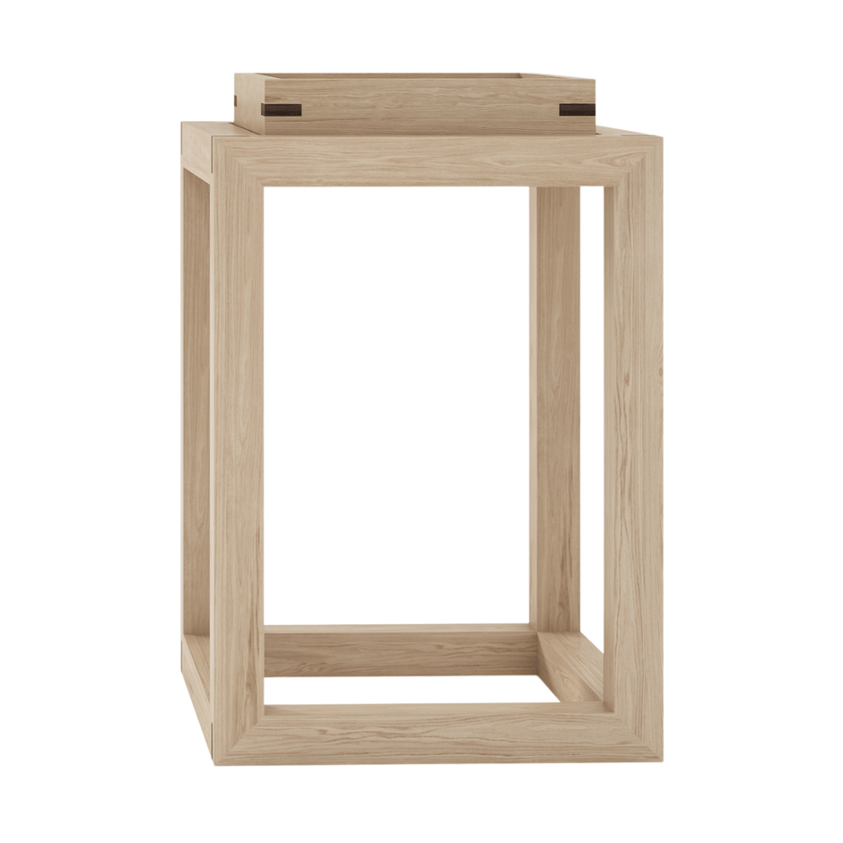 KUD11O wooden side table with box top