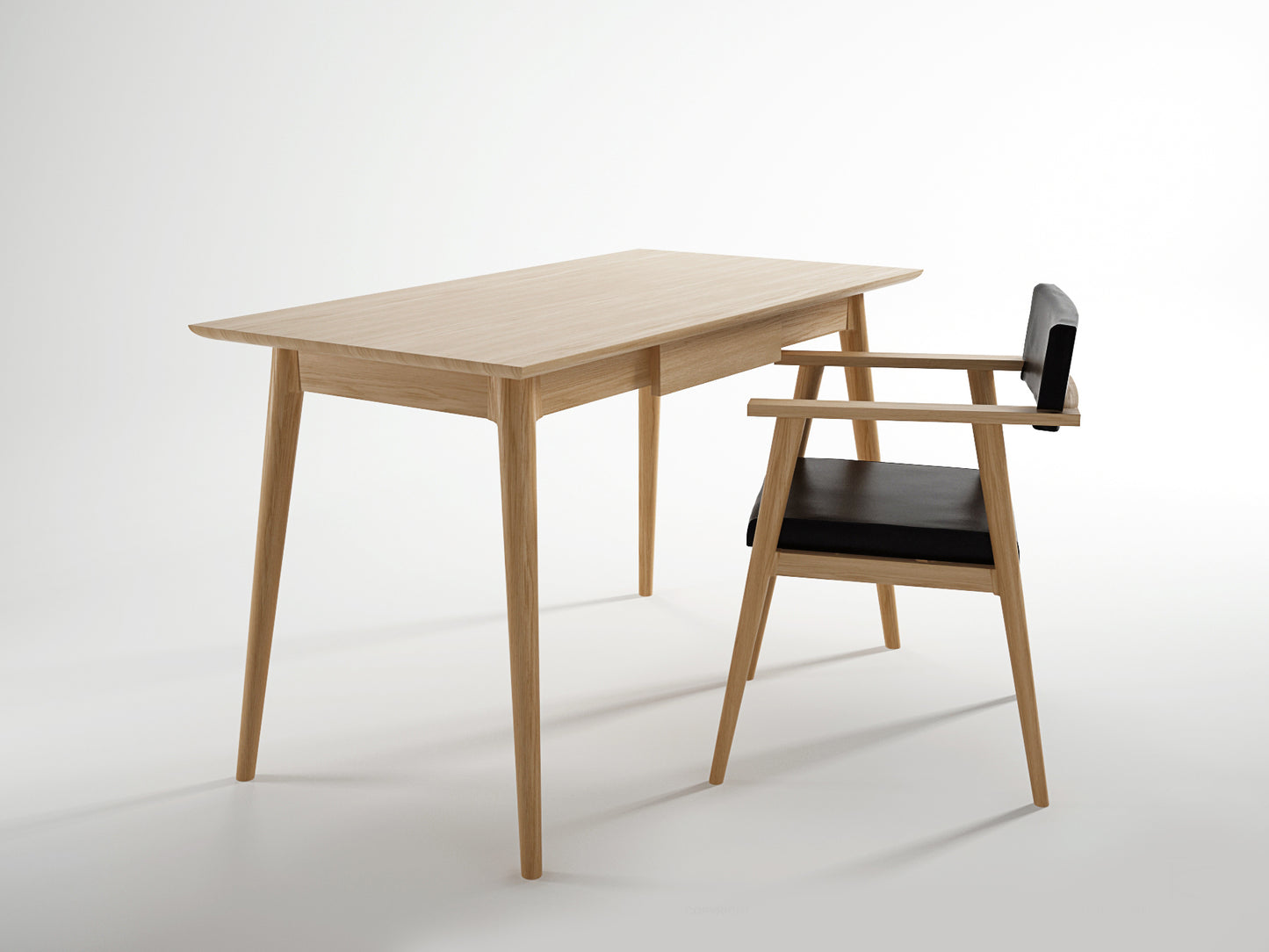 Wooden table and chair set