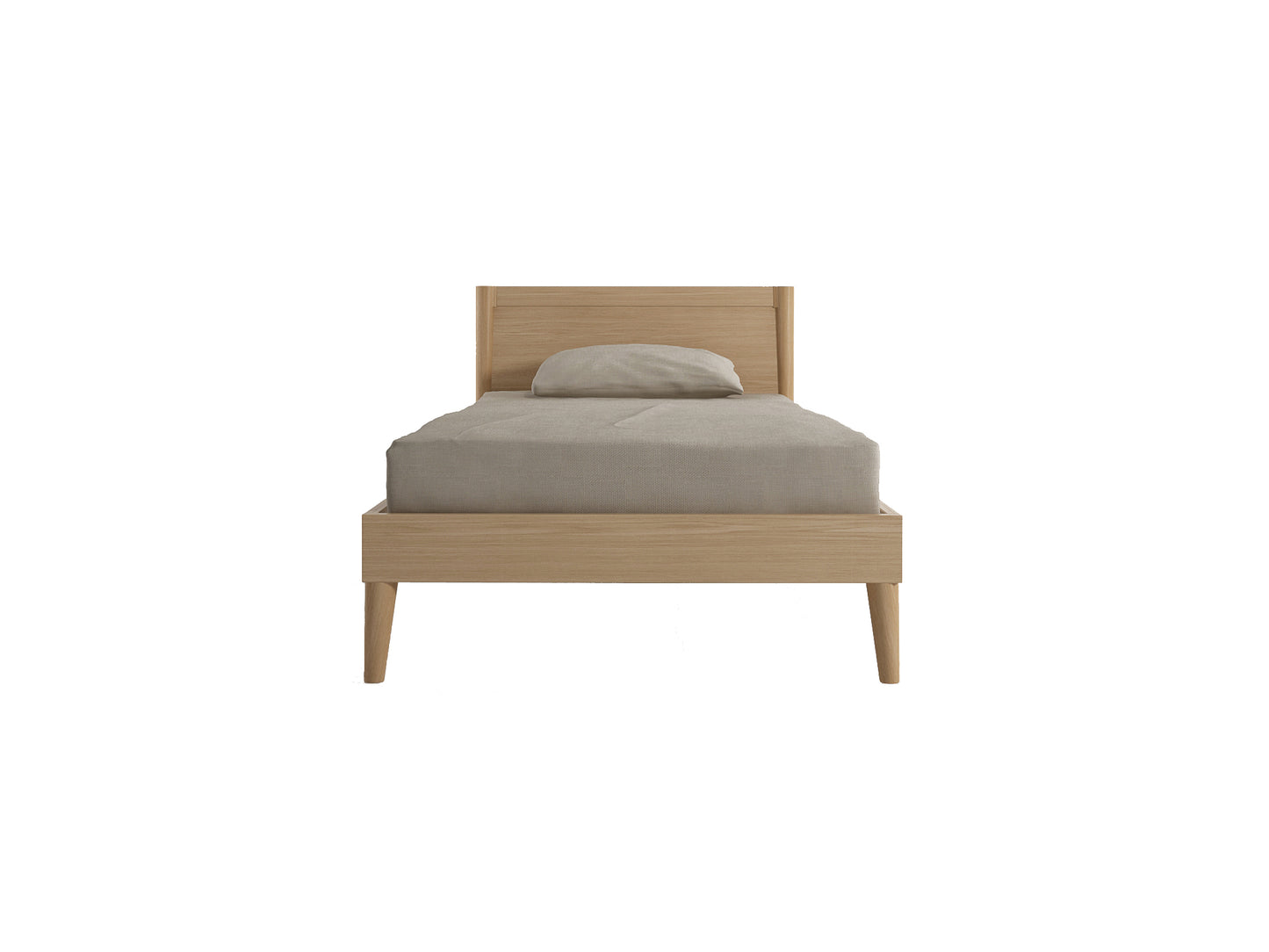 KV0033O-2 Wooden Twin Bed Frame