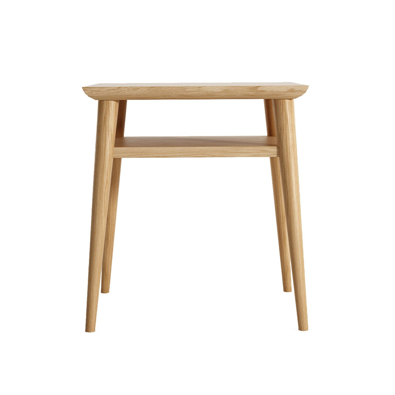 KV0037O-1 Wooden Side Table with Shelf