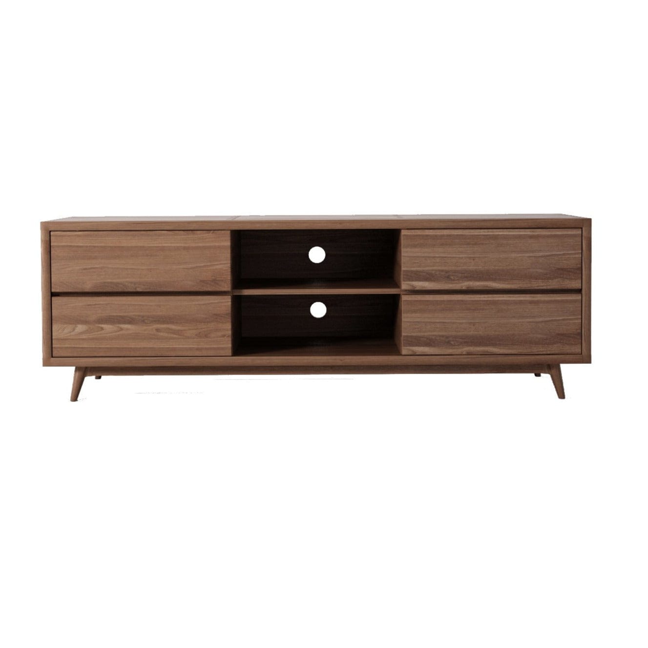 KV1013T-2 Modern Wood TV Stand with Drawers