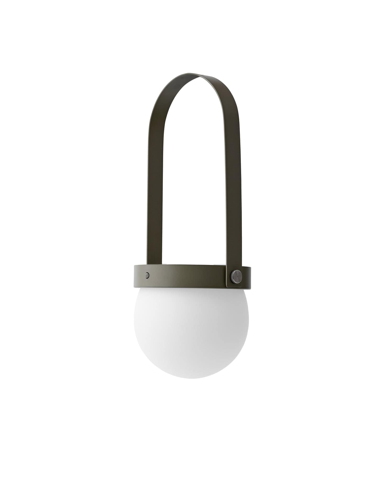 Olive green lantern with handle - MEN4864429