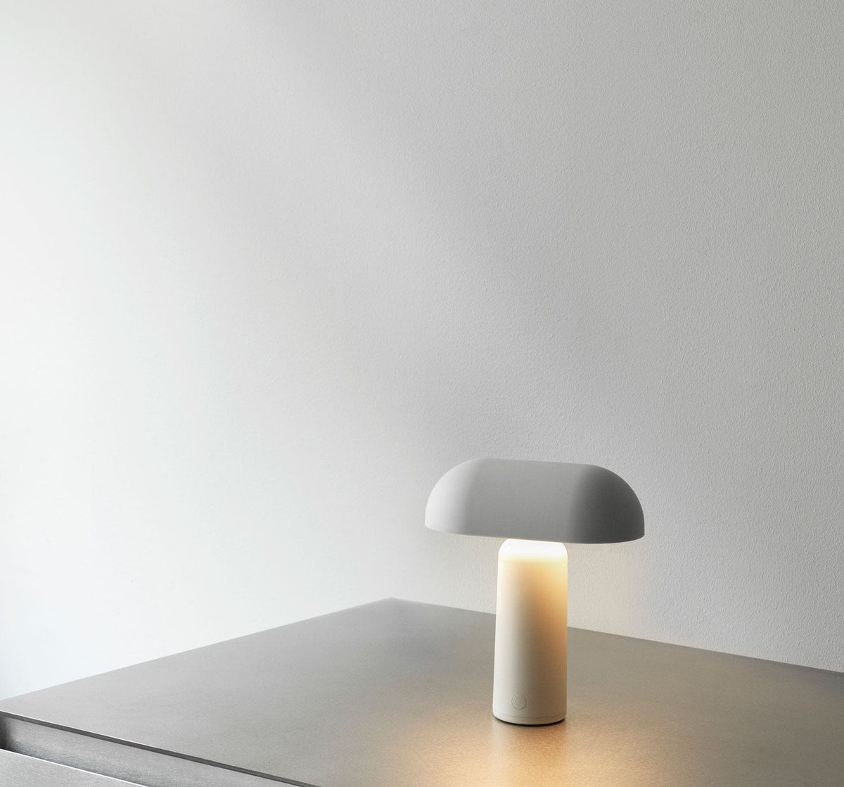 NC510112_2 Modern gray table lamp on surface