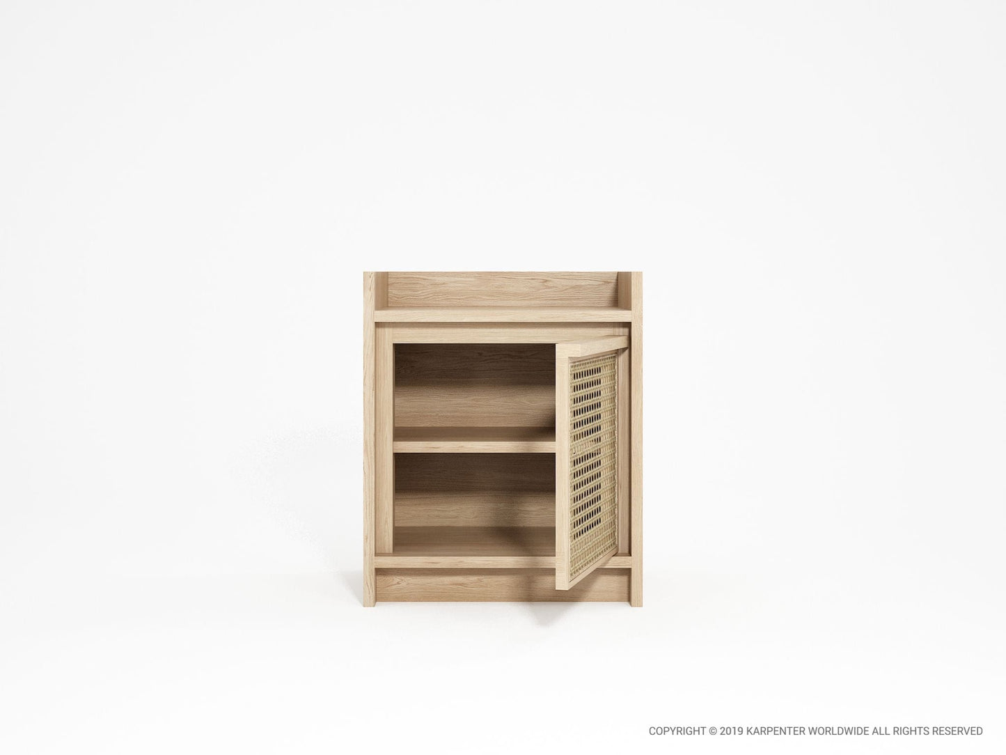 Soaksidetable right hinged cabinet