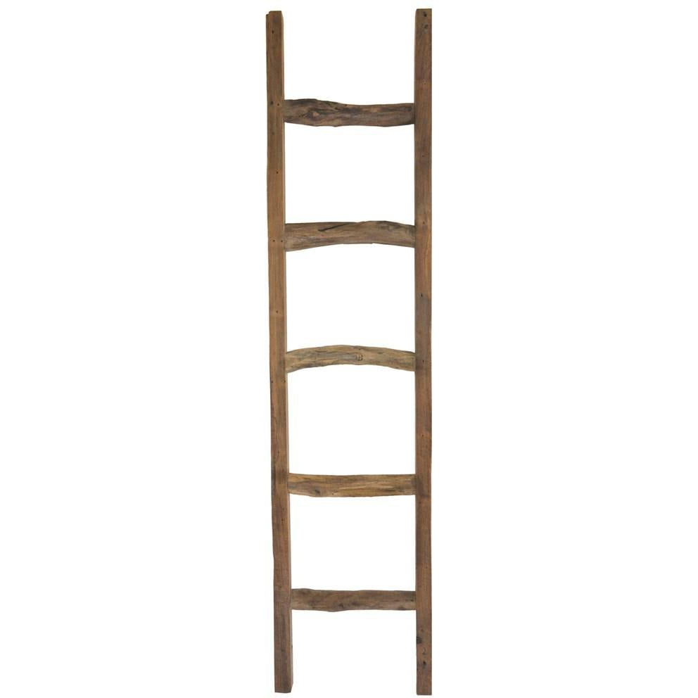 TF017 Rustic Wooden Ladder