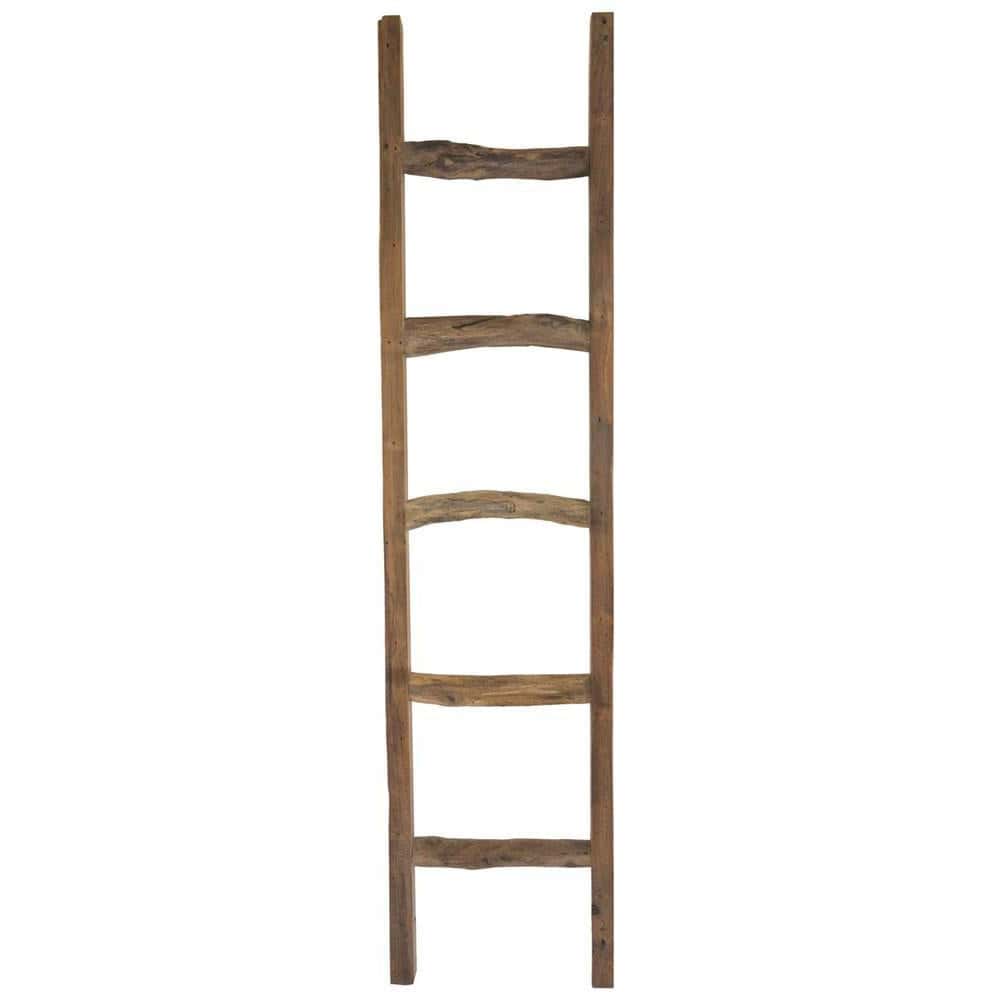 TF017 Rustic Wooden Ladder