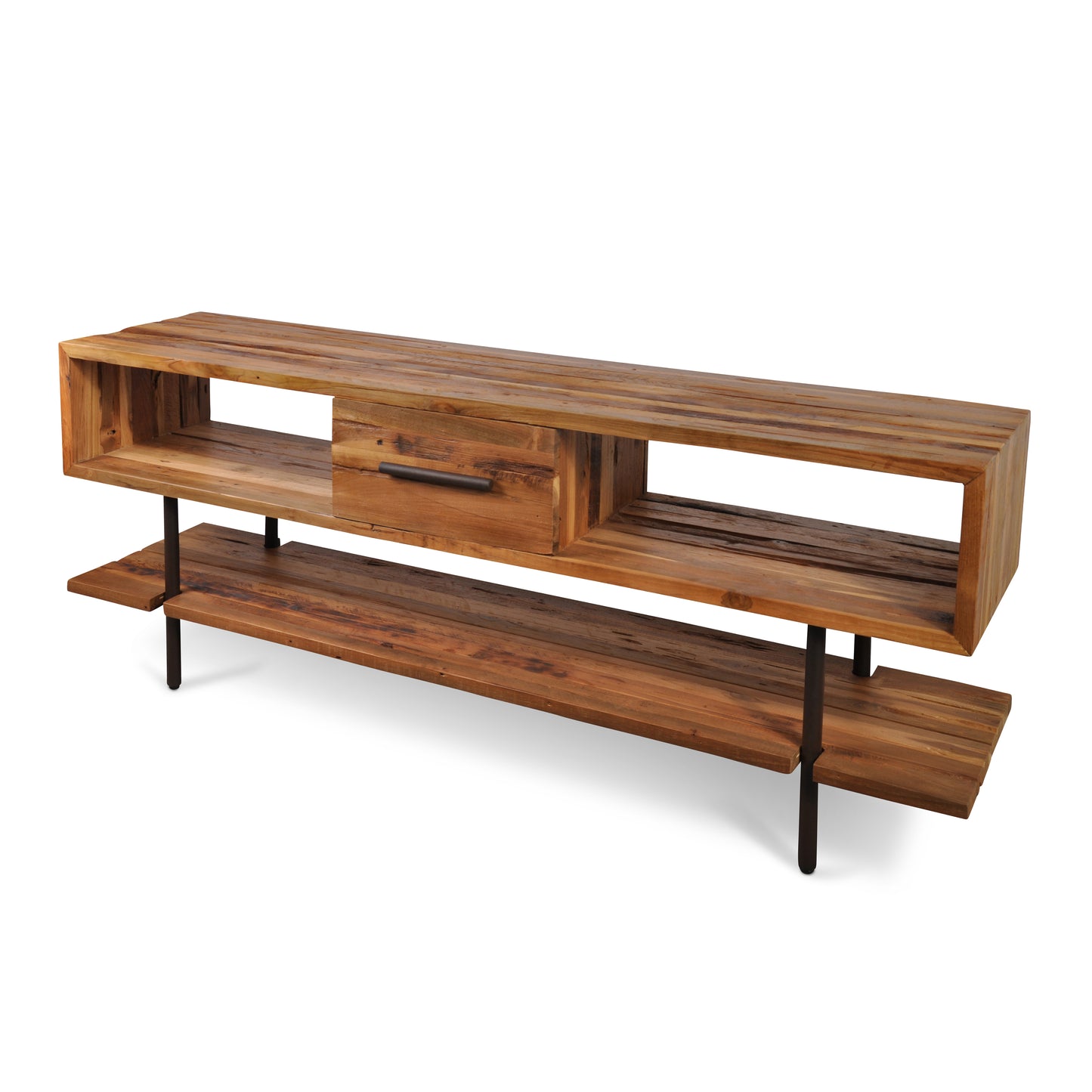 TF215_2 wooden media console with drawer