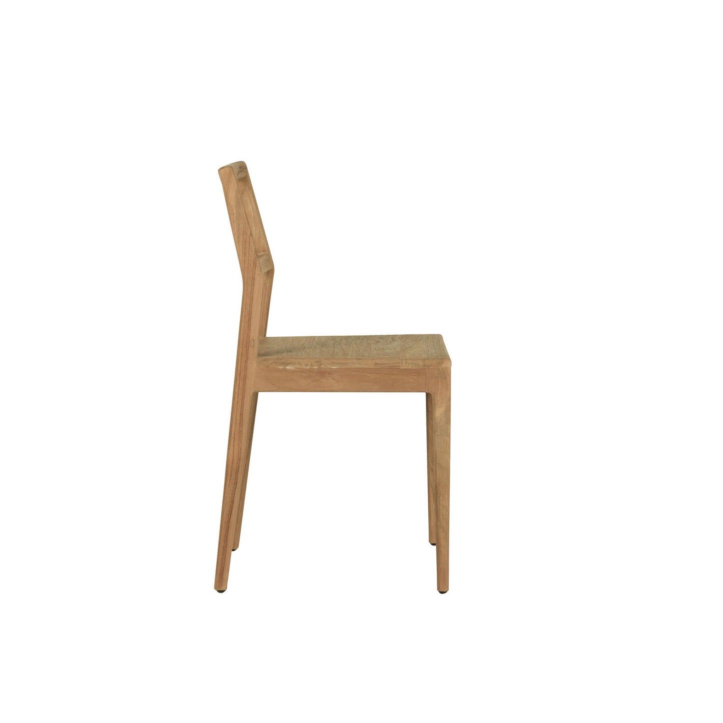 TRE012_3 Wooden Chair, Side View