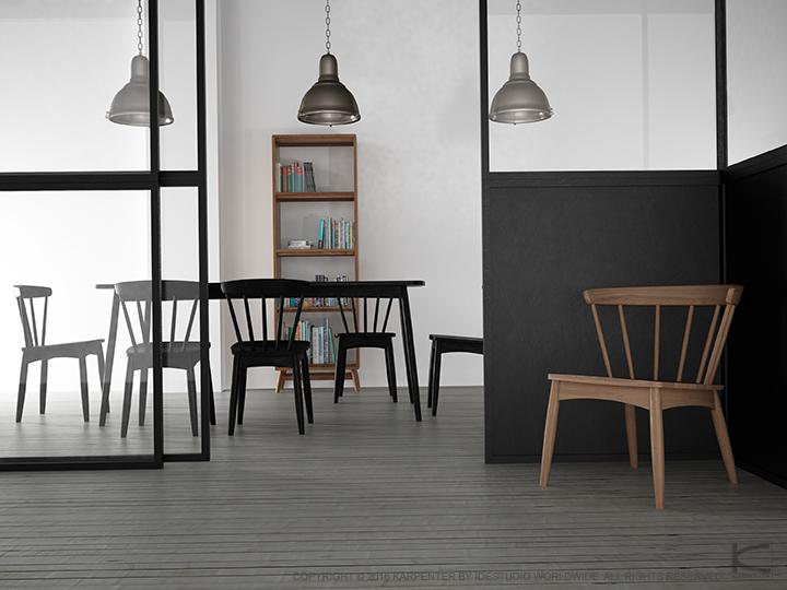 TWISTDINING modern dining room with chairs and table