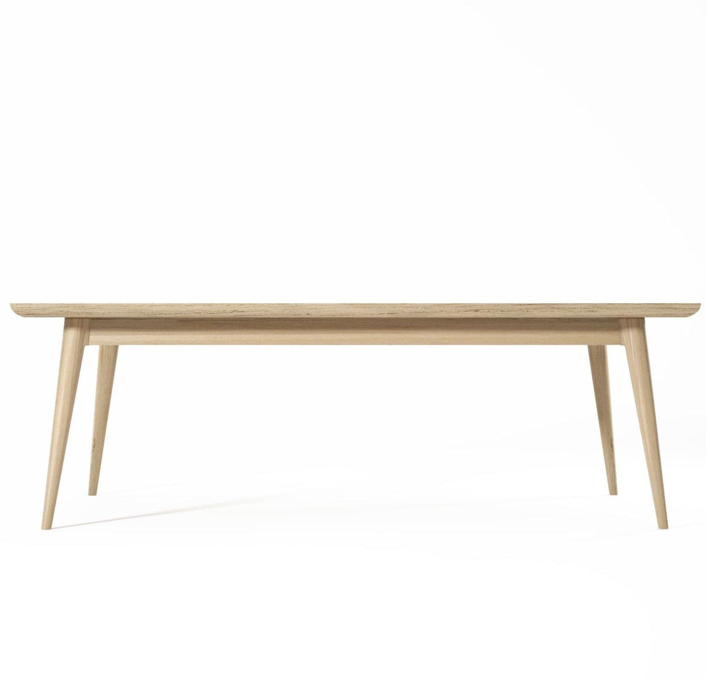 Rectangular coffee table 120x70x40cm, light wood finish