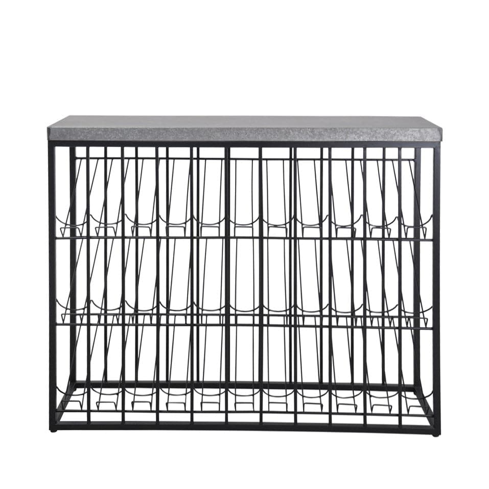 WH4004_2 Wine rack with grey top