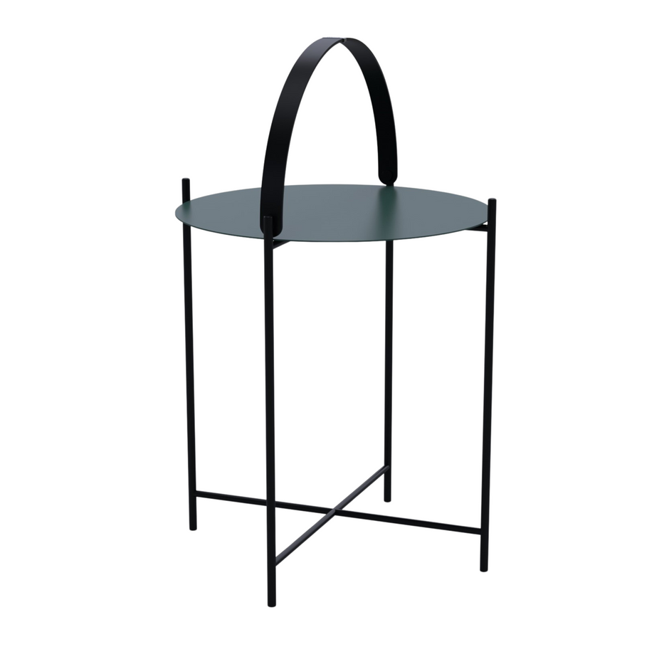 Green side table with handle - houebackground_20