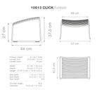 CLICK footrest high-res diagram