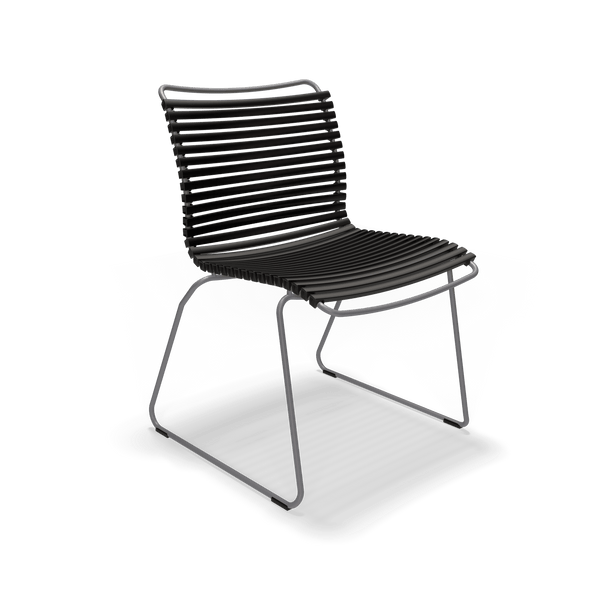 HOUE CLICK black dining chair without armrest