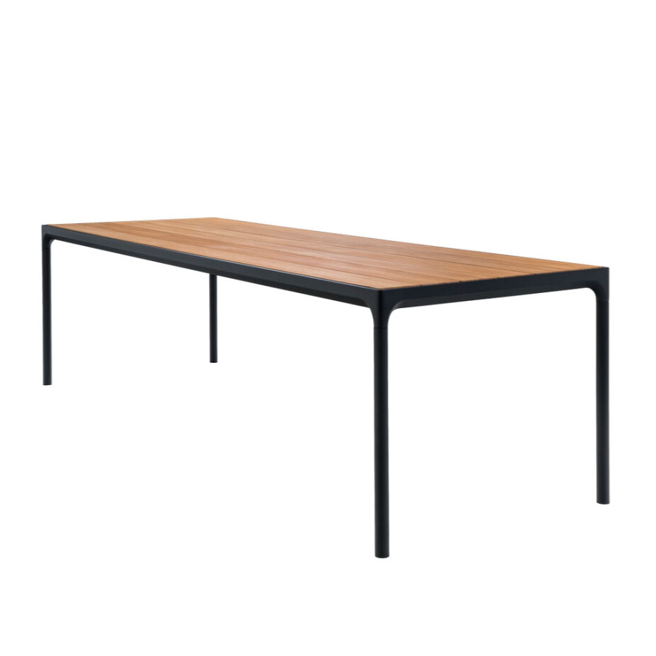 Four Table - Bamboo | Black 270(CM)