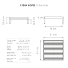 12204 LEVEL Coffee Table, high-res image