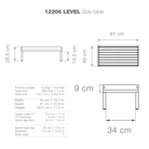 12206LEVELSidetable - High-res design detail