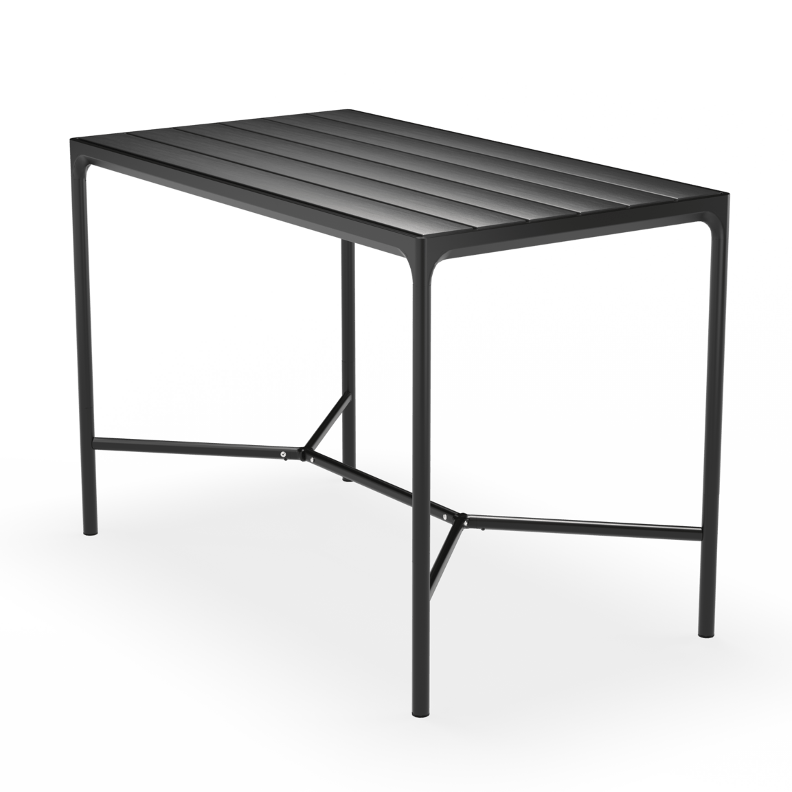 HOUE FOUR dining table, Alu black frame, 160x90cm