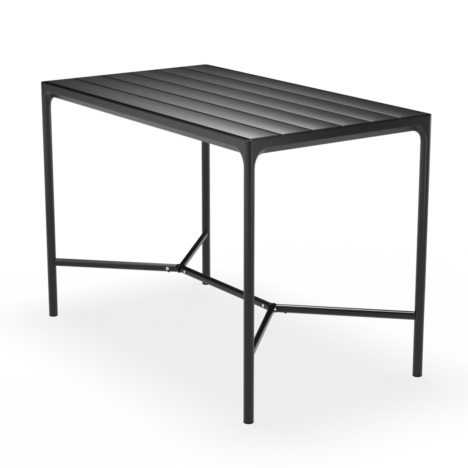 Four Bar Table - Black Top & Frame 160(CM)