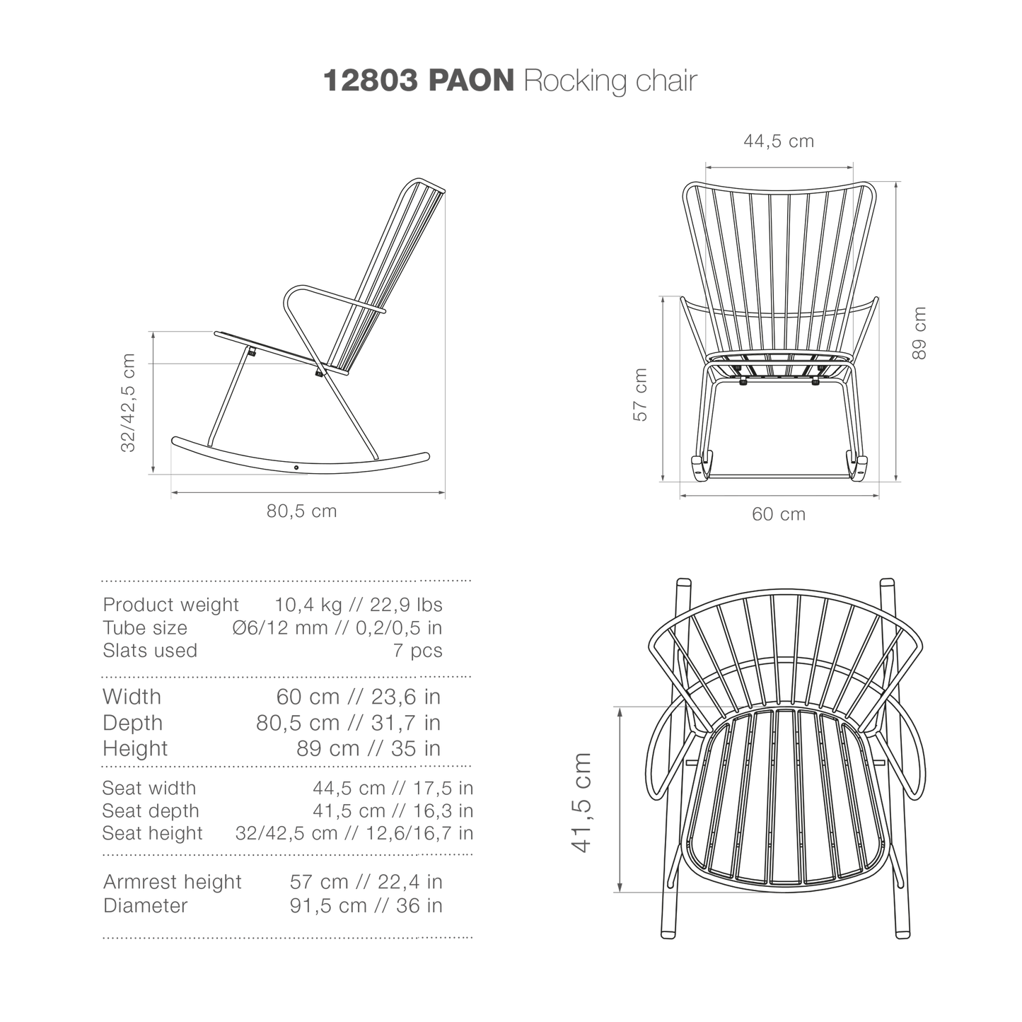 PAON Rocking Chair - High-Res