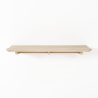 Wooden wall shelf.